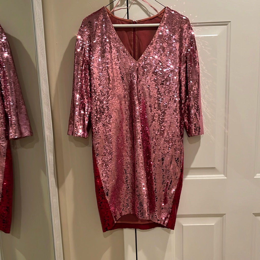 Shades Of Pink Sequin Dress